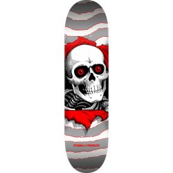 PLATEAU SKATE OLD SCHOOL VISUEL : POWELL PERALTA DECK PP RIPPER ONE OFF SILVER 8.0 X 31.45
