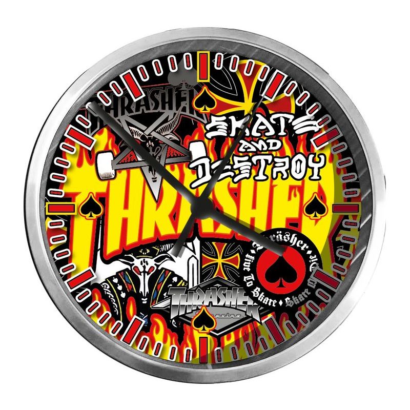 PENDULE SKATE : THRASHER PATCHWORK