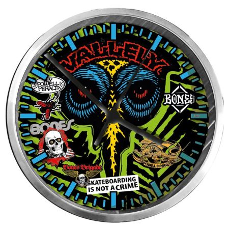 PENDULE SKATE : VALLELY VERT STICKER