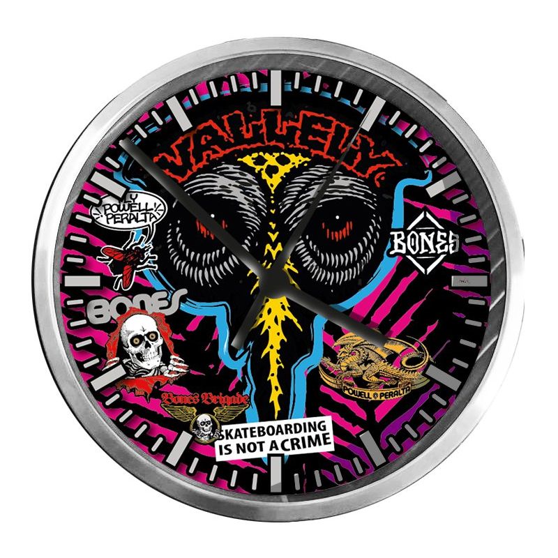 PENDULE SKATE : VALLELY VERT STICKER