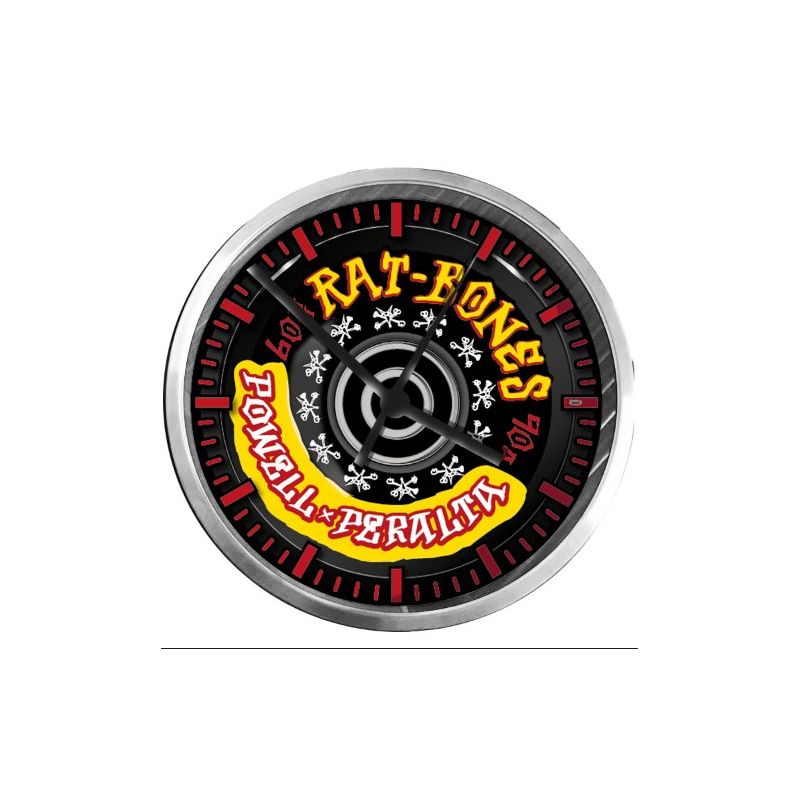 PENDULE SKATE : RAT BONES NOIR ET ROUGE