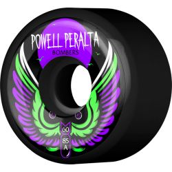 SET 4 ROUES POWELL PERALTA 60MM BOMBER III 85A BLACK