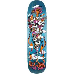 PLATEAU SKATE OLD SCHOOL : 8.5x32.25 H-Street 30 Years To Hell & Back Deck - Blue Stain