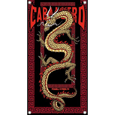 BACHE SKATE : CAB CHINESE DRAGON : NOIR/GOLD/RED