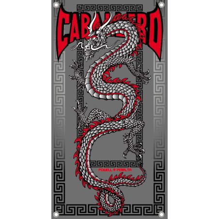 BACHE SKATE : CAB CHINESE DRAGON : GRIS/GRIS/RED