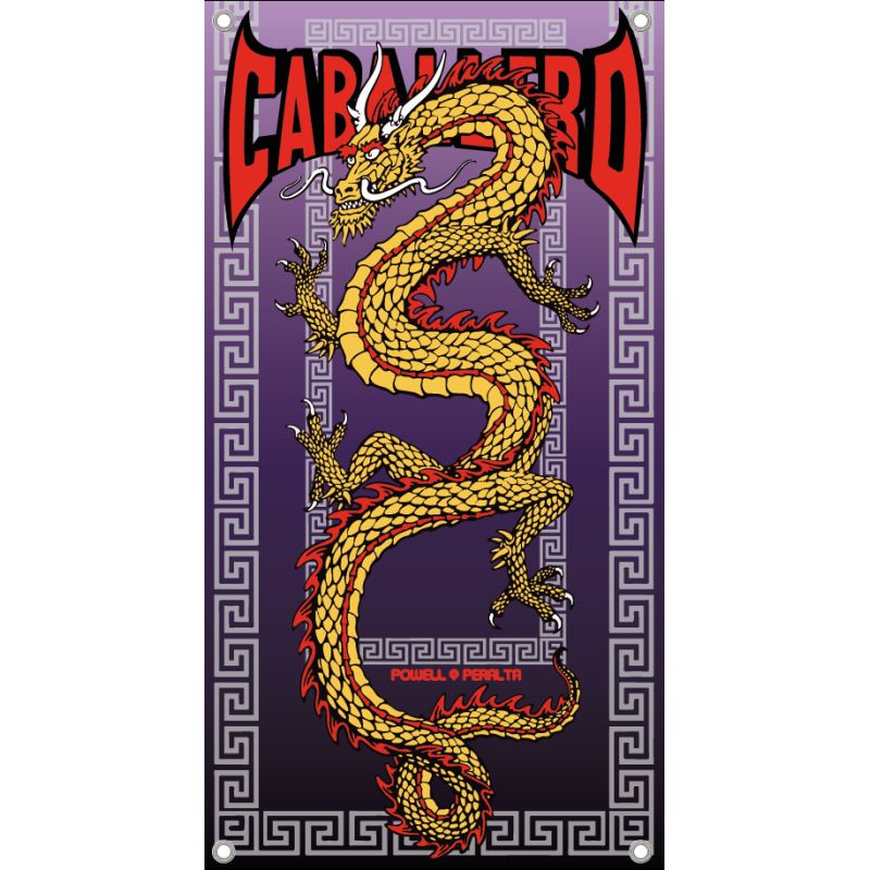 BACHE SKATE : CAB CHINESE DRAGON : PURPLE/DORÉ/RED-DEGRADE VIOLET