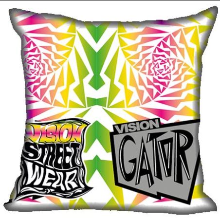 COUSSIN SKATE : VISION GATOR ROSE/JAUNE/VERT
