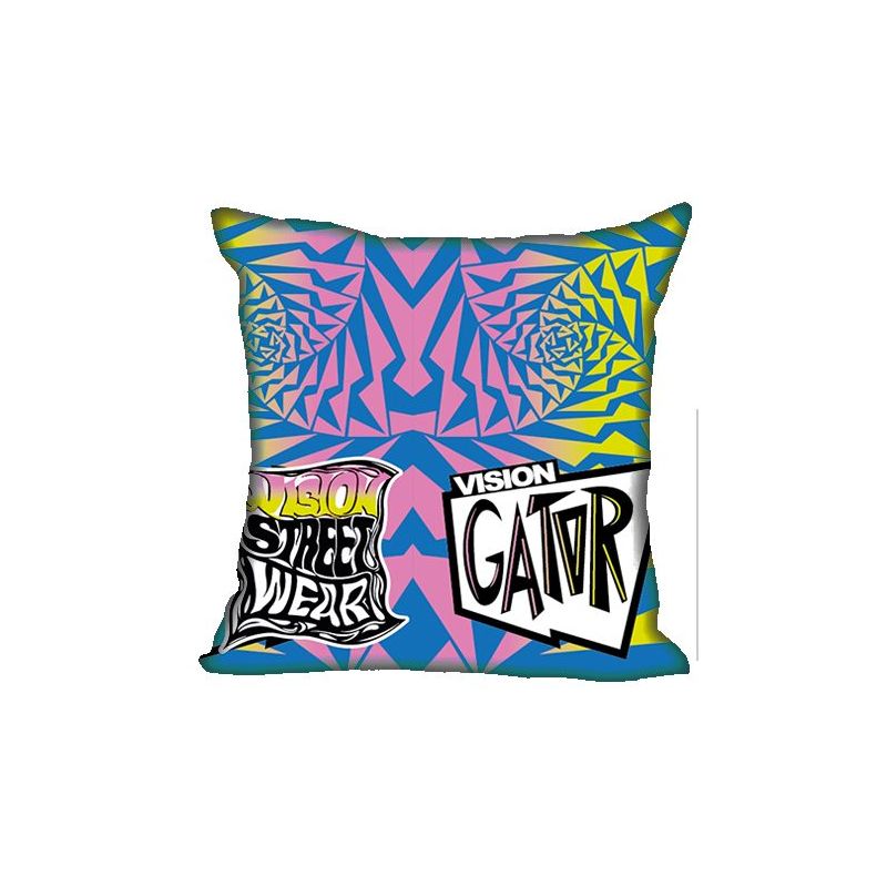 COUSSIN SKATE : VISION GATOR BLEU ROSE/JAUNE