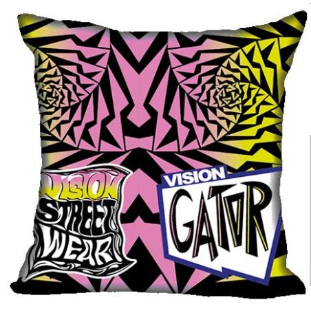 COUSSIN SKATE : VISION GATOR NOIR ROSE/JAUNE