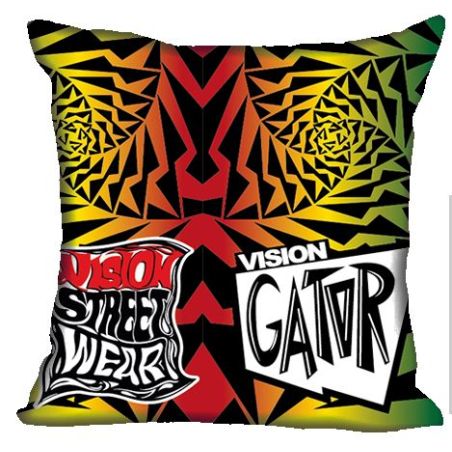 COUSSIN SKATE : VISION GATOR JAUNE/ROUGE