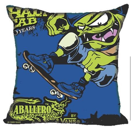 COUSSIN SKATE : HALF CAB MONSTER BLEU