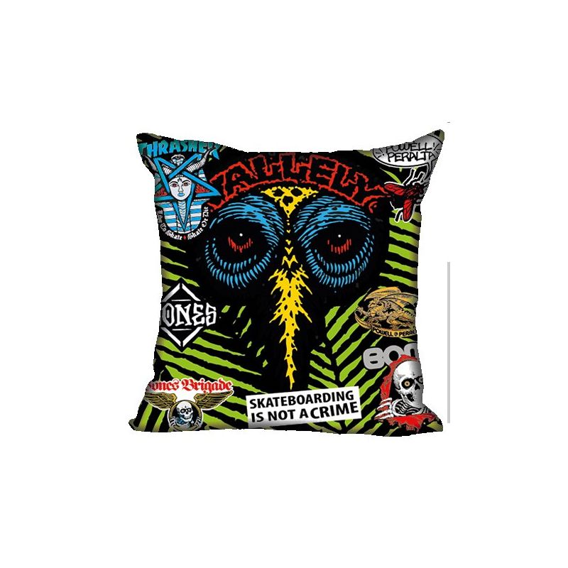 COUSSIN SKATE : TETE VALLELY STICKER VERT