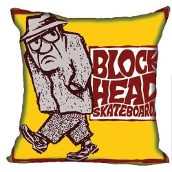 COUSSIN SKATE : BLOCK HEAD JAUNE