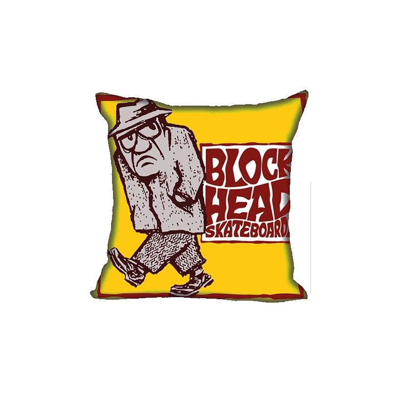 COUSSIN SKATE : BLOCK HEAD JAUNE